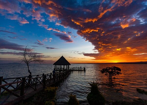 Sunset at Lake Victoria